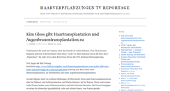 Desktop Screenshot of haartransplantation-tv-reportage.com